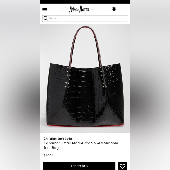 Cabarock Small Croc Bag - Picture 4 of 4